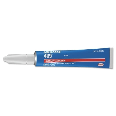 409 Super Bonder Instant Adhesive, General Purpose Gel, 20 g, Tube, Clear