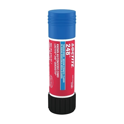 248 Medium-Strength Threadlocker Solid Stick, 19 g, 1/4 in to 3/4 in dia, Blue