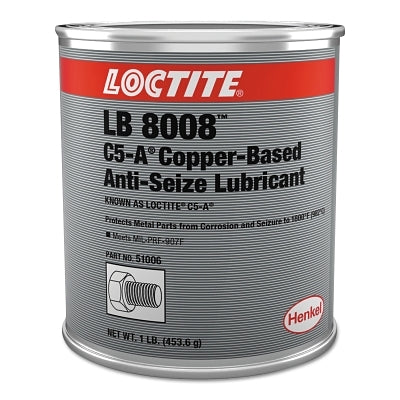 LB 8008 C5-A Copper Based Anti-Seize Lubricant, 1 lb Can