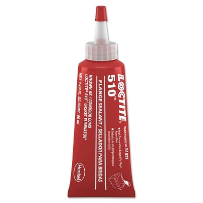 510 Gasket Eliminator Flange Sealant, High Temperature, 50 mL Tube, Red