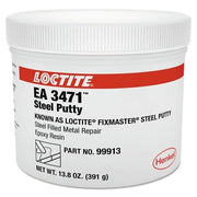 Fixmaster Steel Putty Kit, 1 lb, Gray/White