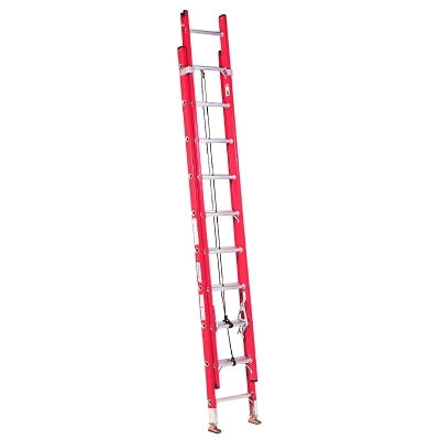 FE3200 Series Fiberglass Channel Extension Ladder, 16 ft, Class IA, 300 lb