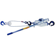 Cable Ratchet Hoist-Winch, 2 Ton, 20 ft Lifting Height, 110 lbf