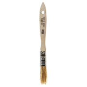 White Chinese Bristle Paint Brush, 1/4 in Thick x 1/2 in W, Wood Handle
