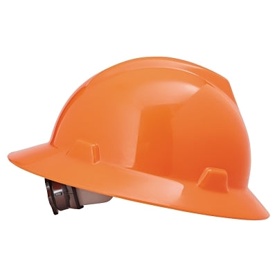 V-Gard Protective Hats, Fas-Trac Ratchet, Hat, Hi-Viz Orange