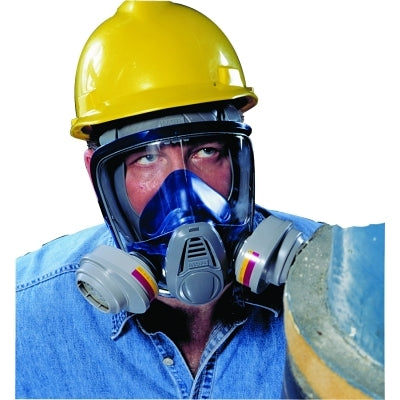 Advantage 3200 Full-Facepiece Respirator, Medium, Rubber Harness