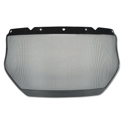 V-Gard Accessory System Mesh Visor, Uncoated, Silver, 17 in L x 8 in H