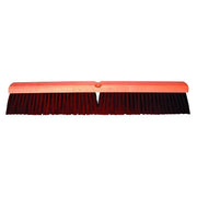 Garage Floor Brush, 24 in Hardwood Block, 3 in Trim L, Coarse Brown Plastic