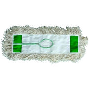 Industrial Dust Mop Head, White Absorbent Cotton Yarn, 48 in x 5 in