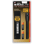 Mini Maglite LED Flashlight, 2 AA, 97 Lumens, Black