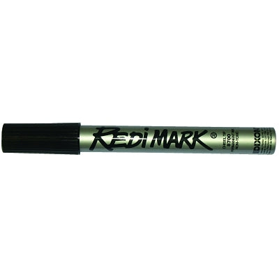 Redimark Metal Cased Marker, Black, Chisel