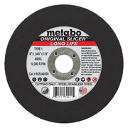 Original Slicer Cutting Wheel, 6 in dia, 0.045 in Thick, 7/8 in Arbor, 36 Grit , AO