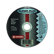 Metabo Slicer Plus cutting wheel 6 in dia 0.045 in thick 7/8 in arbor Type 1 60 grit reinforced steel cutting wheel