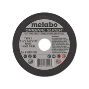 Metabo Original Slicer 655331000 Type 1 cutting wheel 4-1/2 in x 0.045 in 60 grit aluminum oxide 15000 rpm