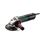 Metabo WE15-150Q 6 in angle grinder 13.5A 9600 rpm green body with sliding lock switch and disc guard