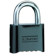 No. 178 Solid Brass Combination Padlock, 5/16 in dia, 1 in L X 1 in W, Brass
