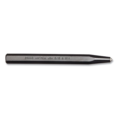 Center Punch - Full Finish, 6 in, 5/16 in Tip, Alloy Steel