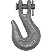 Clevis Grab Hook, 3/8 in, 7100 lb, Grade 80, Orange