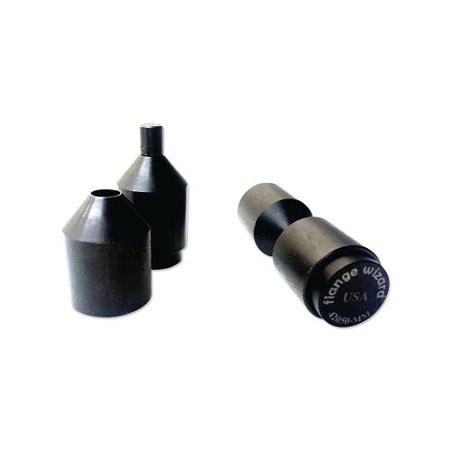 Flange Wizard magnetic two hole pin mini 5/16 to 7/8 in black oxide steel three-piece magnetic flange alignment pin set