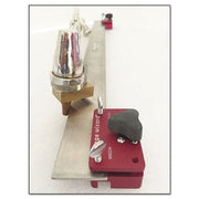 Magnetic Torch Guide, 1-1/2 in W, 24 in L, Heat Resistant, With 2 Adjustable Magnetic Blocks