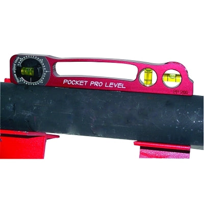Flange Wizard Pocket Pro Level, 9 in, Magnetic, 3 Vials