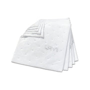 3M HP255 high-capacity petroleum sorbent pad white 17x19 in, absorbs 0.66 gal oil, stacked perforated pads