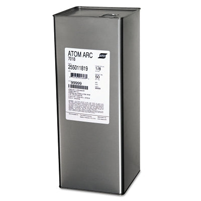 Atom Arc 7018 Electrode, 3/32 in Diameter, 14 in Long, 50 lb Can