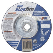 Bluefire Type 27 Depressed Center Wheel, 4-1/2 in x 1/8 x 5/8-11, 24 Grit, Zirconia Alumina