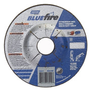 Bluefire Type 27 Depressed Center Wheel, 4-1/2 in x 1/8 x 7/8, 30 Grit, Zirconia Alumina