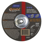 Gemini Depressed Center Wheel, 9" Dia, 1/4" Thick, 5/8" Arbor