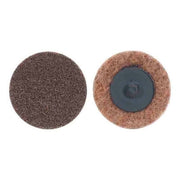 Bear-Tex Rapid Prep Non-Woven Quick-Change Disc, 3 in dia, 80 Grit, 20000 RPM, Aluminum Oxide
