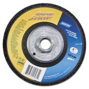 Bear-Tex Rapid Strip Depressed Center Wheel, Silicon Carbide, 4-1/2 in dia, 5/8  in Arbor, 36/50 Grit