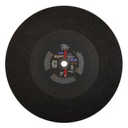 Stationary Reinforced Cut-Off Wheel, 20 in Dia, 3/16 in Thick, Aluminum Oxide