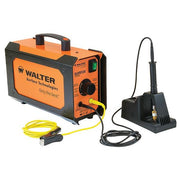 Walter Surfox Turbo 54D045 portable weld cleaning machine orange black with wand ground clamp, weld cleaner