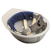 Terry Toppers Hard Hat Sweatband, Navy, Terry Cloth, Navy, Used with Hard Hats