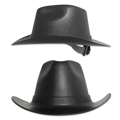 Vulcan Cowboy Hard Hat, Ratchet, Hard Hat, Black