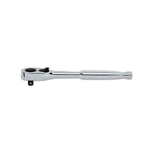 Stanley 89-819 pear head ratchet 10-1/4 in, chrome-plated, 3/8 in drive with direction switch, chrome ratchet wrench
