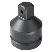 Impact Socket Adapter, 1 in Female Dr, 3/4 in Male Dr, 2-7/8 in L, Pin Lock