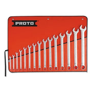 Torqueplus 12-Point Combination Wrench Set, 15-Pc, 12-point, Inch, Satin