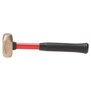 Brass Hammer, 3.8 lb Head, 14-3/4 in Handle