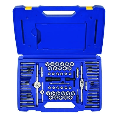 76-pc Machine Screw / Fractional / Metric Tap & Hex Die Set