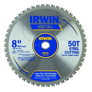 Metal Cutting Blade, 8 in dia, 50 Teeth
