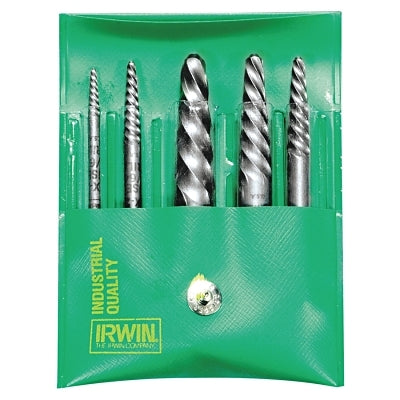 Spiral Flute Screw Extractors - 535/524 Series Set, 6 Piece, 3/32 in to 7/8 in