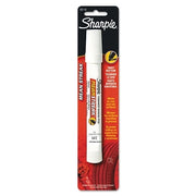Mean Streak Permanent Marking Stick, White, Bullet Tip, 1 Count