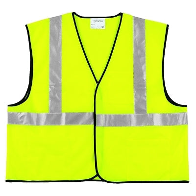 Class II Economy Safety Vest, Solid, Large, Lime