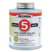 No. 5 Pipe Thread Sealant, 1 pt Can, Yellow