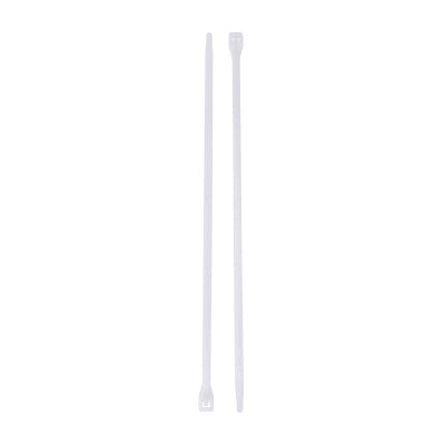 Standard Cable Ties, 75 lb Tensile Strength, 8 in, Natural, 100/Bag