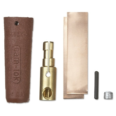 Cable Connector, Red Male, No 8 to No 4 AWG