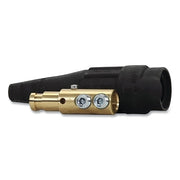 Cable Connector, Black Male, 2-2/0