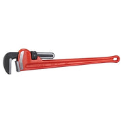 Heavy-Duty Straight Pipe Wrench, Steel Jaw, 36 in